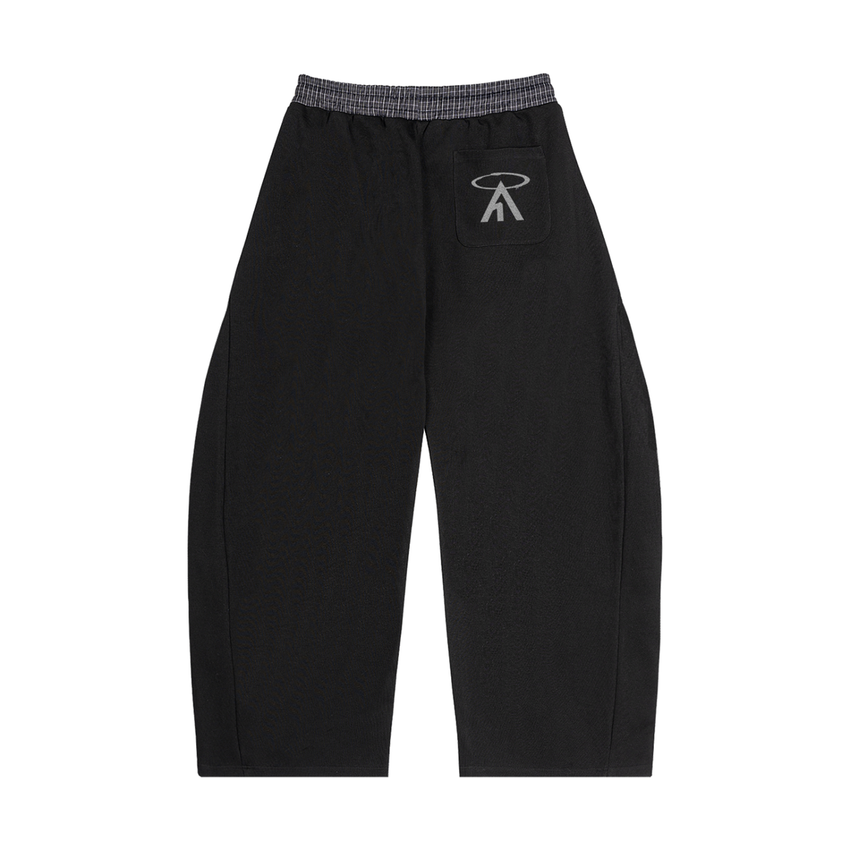 Anointed "CHOSEN" Plaid Waistband Barrel Sweatpants