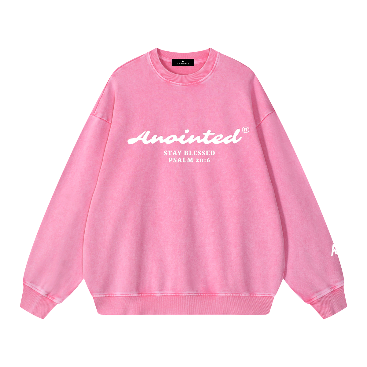 Anointed Snow Washed Oversized Sweatshirt