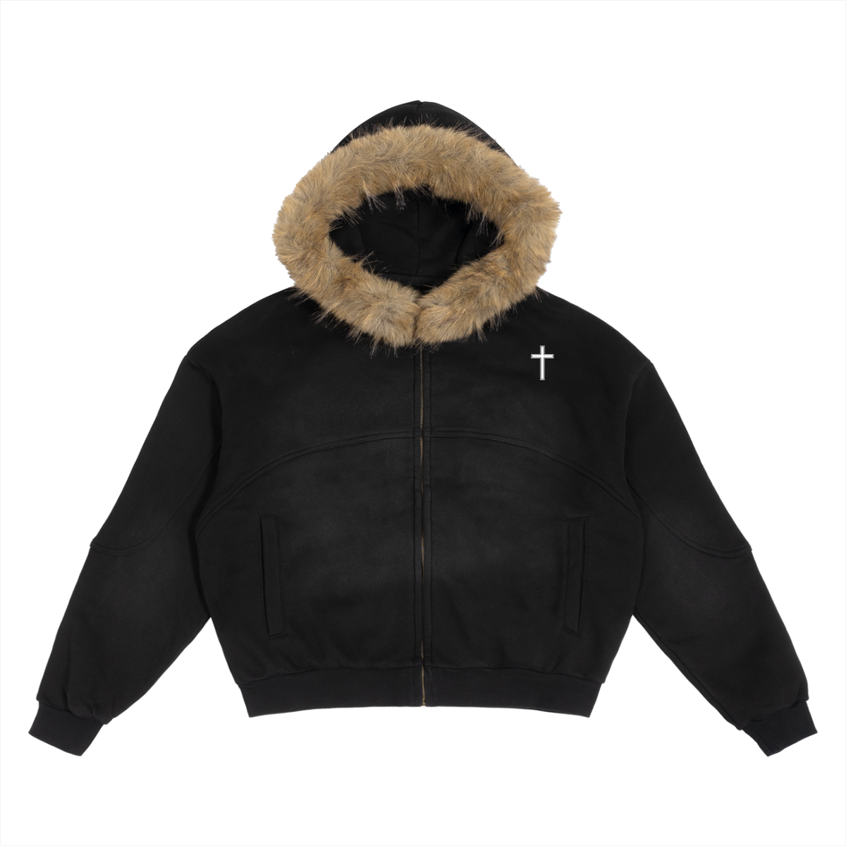 Anointed Detachable Fur Hoodie