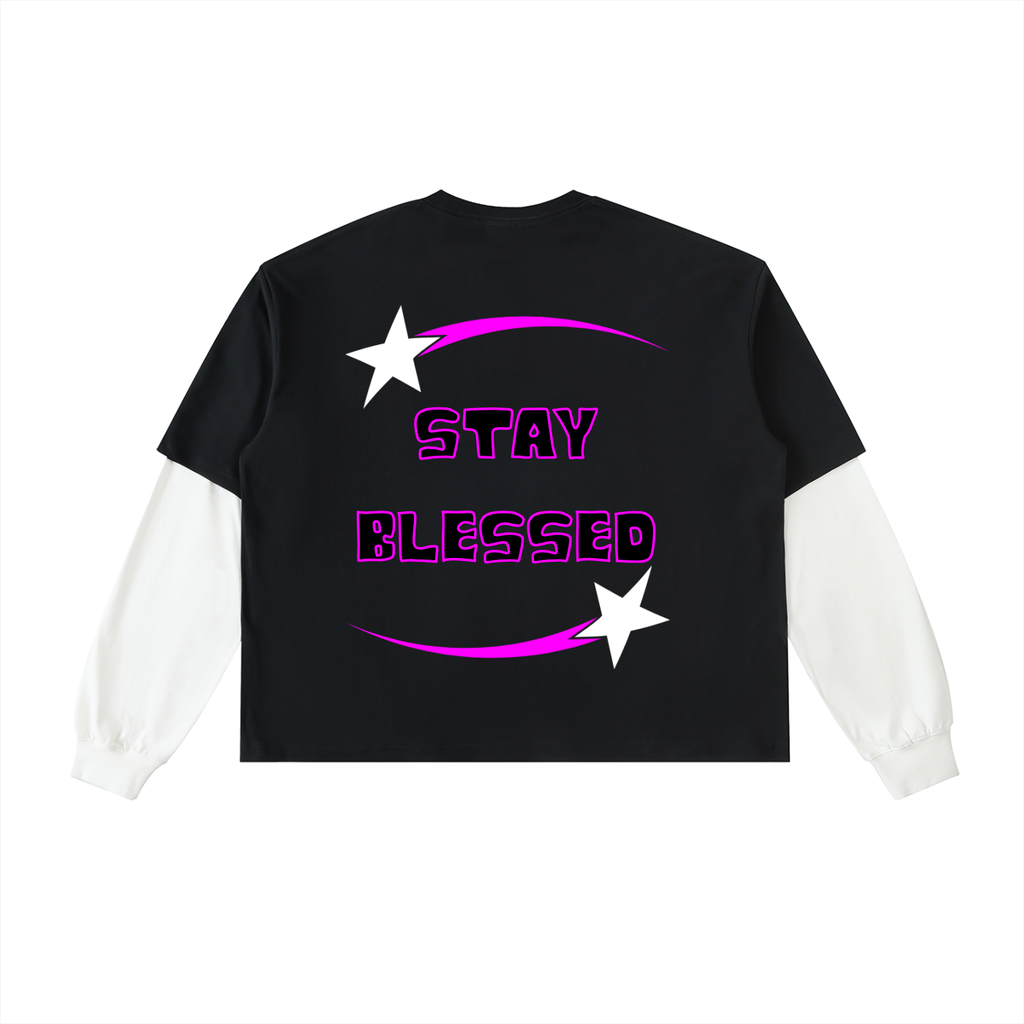 Anointed "STAY BLESSED" Layered T-Shirt