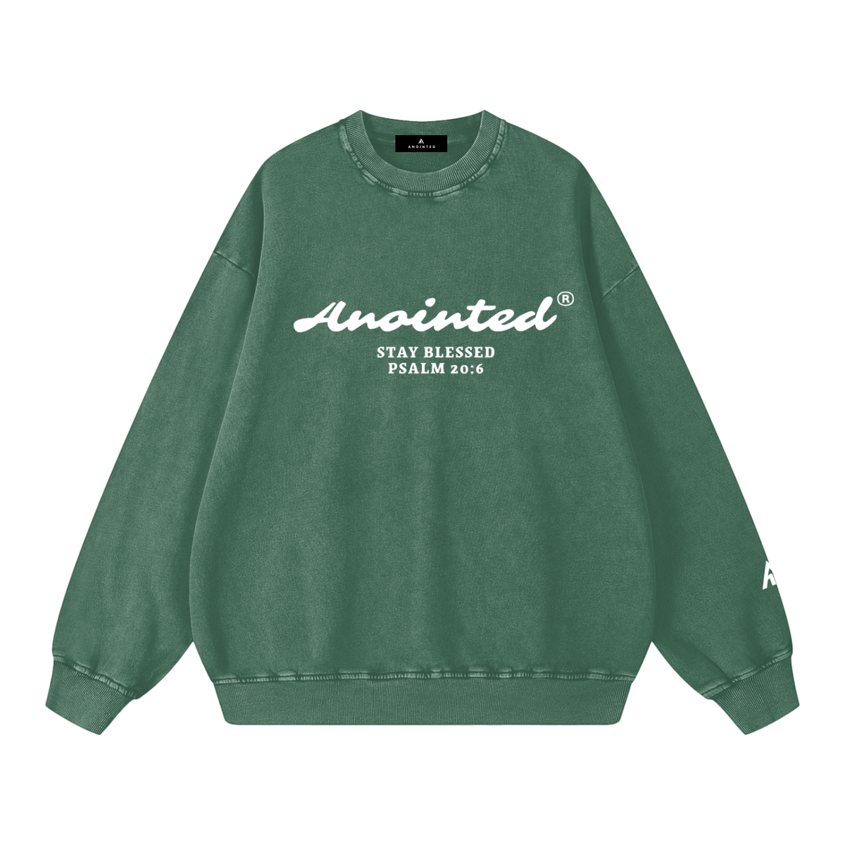 Anointed Snow Washed Oversized Sweatshirt